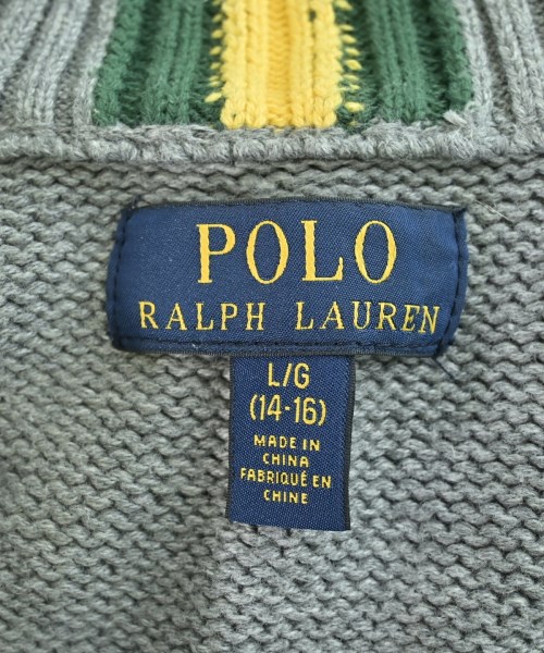Polo Ralph Lauren（ポロラルフローレン）ニット グレー サイズ:160(15T-16T) キッズ/2200678124116