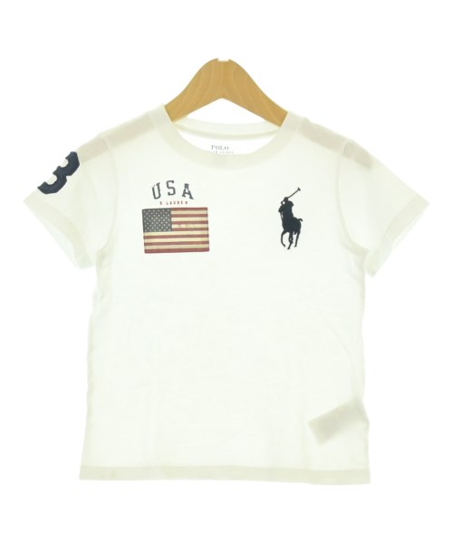 Polo Ralph Lauren(ポロラルフローレン)Tシャツ・カットソー 白 サイズ:110(5T-6T)/2200682213035