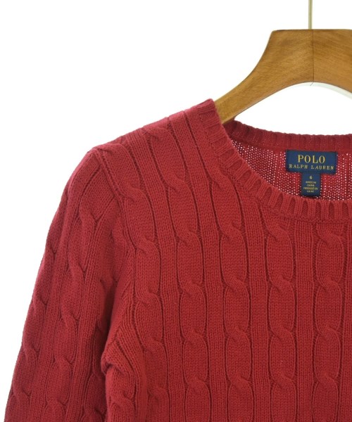 Polo Ralph Lauren（ポロラルフローレン）ニット 赤 サイズ:120(7T-8T) キッズ/2200681532113