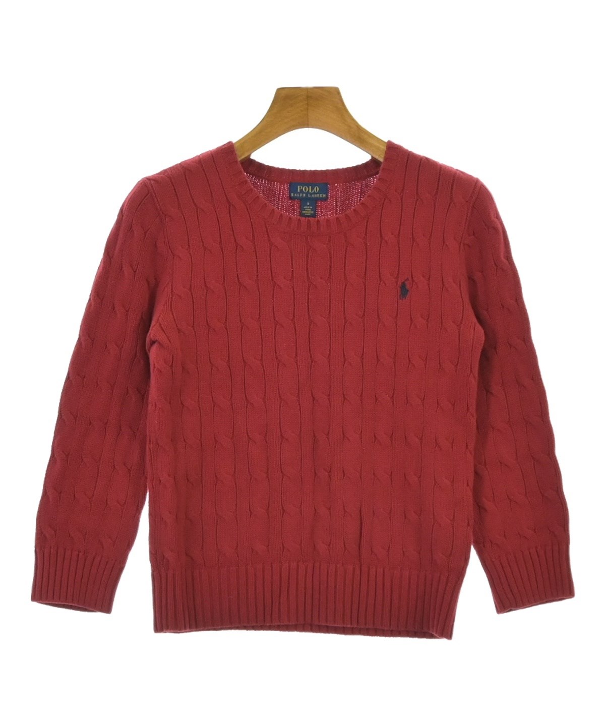Polo Ralph Lauren(ポロラルフローレン)ニット 赤 サイズ:120(7T-8T Polo Ralph Lauren(ポロラルフローレン)ニット 赤 サイズ:120(7T-8T