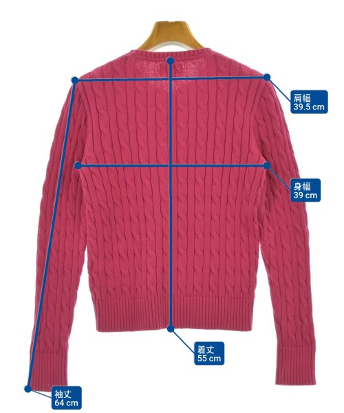 Polo Ralph Lauren（ポロラルフローレン）ニット ピンク サイズ:150(13T-14T) キッズ/2200685716014