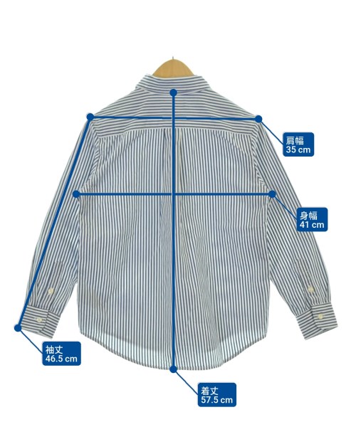 Polo Ralph Lauren（ポロラルフローレン）シャツ 青 サイズ:130(9T-10T) キッズ/2200686915027
