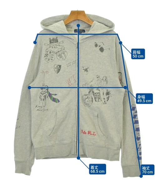 Polo Ralph Lauren（ポロラルフローレン）パーカー グレー サイズ:160(15T-16T) キッズ/2200688482039