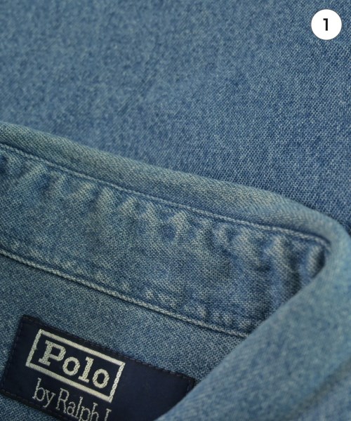 Polo Ralph Lauren（ポロラルフローレン）シャツ 青 サイズ:150(13T-14T) キッズ/2200686575092