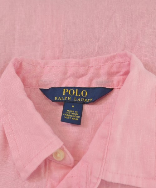 Polo Ralph Lauren（ポロラルフローレン）シャツ ピンク サイズ:120(7T-8T) キッズ/2200686332022