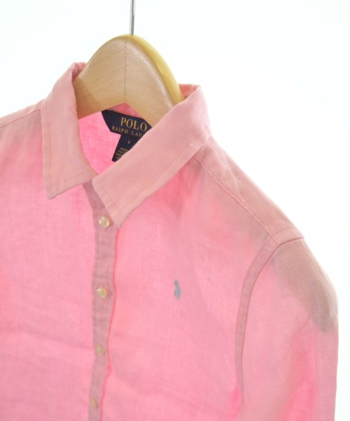 Polo Ralph Lauren（ポロラルフローレン）シャツ ピンク サイズ:120(7T-8T) キッズ/2200686332022