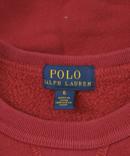 Polo Ralph Lauren（ポロラルフローレン）スウェット 赤 サイズ:120(7T-8T) キッズ/2200686332039