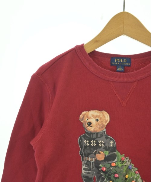 Polo Ralph Lauren（ポロラルフローレン）スウェット 赤 サイズ:120(7T-8T) キッズ/2200686332039