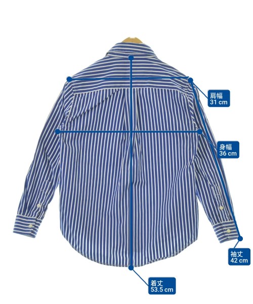 Polo Ralph Lauren（ポロラルフローレン）シャツ 青 サイズ:120(7T-8T) キッズ/2200686376101