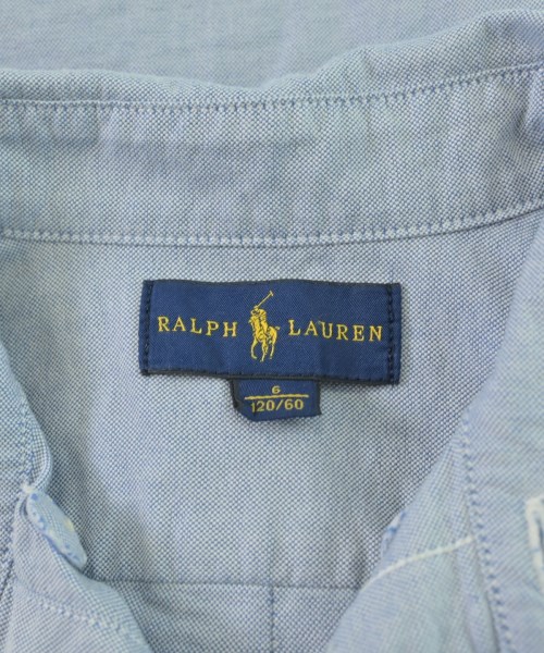 Polo Ralph Lauren（ポロラルフローレン）シャツ 青 サイズ:120(7T-8T) キッズ/2200686376132