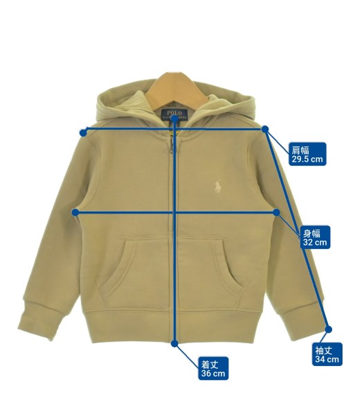 Polo Ralph Lauren（ポロラルフローレン）パーカー ベージュ サイズ:90(24M) キッズ/2200687000159