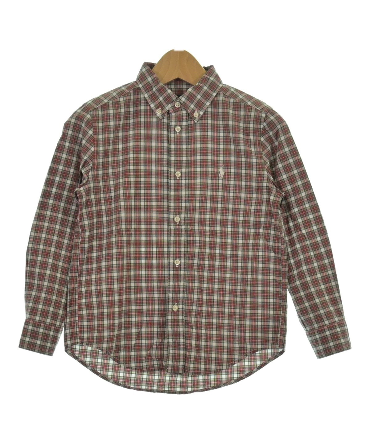 Ralph Lauren ラルフローレン 120 Ralph Lauren（ラルフローレン）シャツ 赤 サイズ:120(7T-8T) キッズ