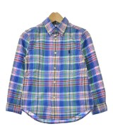 Polo Ralph Lauren（ポロラルフローレン）シャツ 青 サイズ:120(7T-8T) キッズ/2200626471088