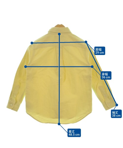Ralph Lauren（ラルフローレン）シャツ 黄 サイズ:110(5T-6T) キッズ/2200611167057