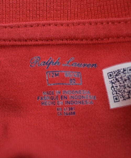 Ralph Lauren（ラルフローレン）Tシャツ・カットソー 赤 サイズ:80(12M) キッズ/2200614181128