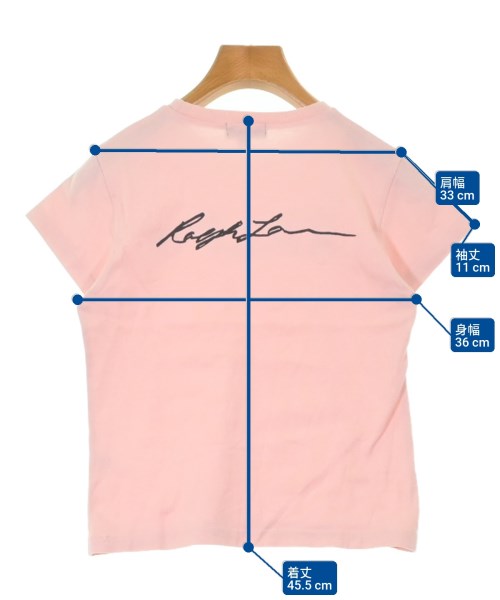 Ralph Lauren（ラルフローレン）Tシャツ・カットソー ピンク サイズ:130(9T-10T) キッズ/2200614677065