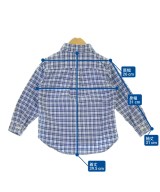 Ralph Lauren（ラルフローレン）シャツ 青 サイズ:90(24M) キッズ/2200672489020