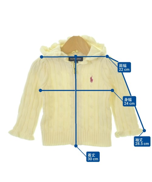 Ralph Lauren（ラルフローレン）ニット 白 サイズ:80(12M) キッズ/2200693331179