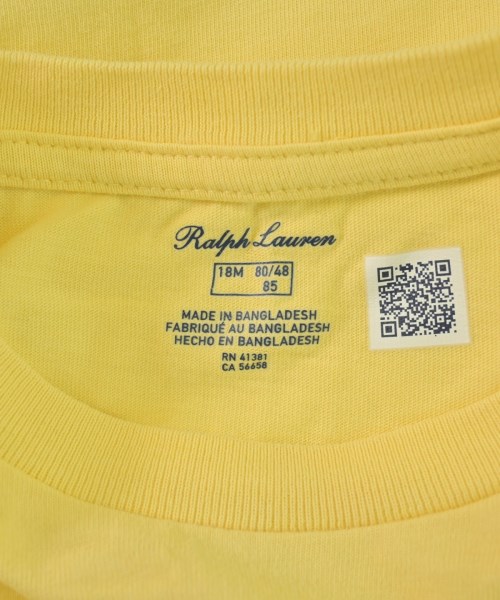 Ralph Lauren（ラルフローレン）Tシャツ・カットソー 黄 サイズ:85(24M) キッズ/2200694068135