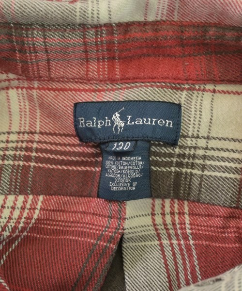 Ralph Lauren（ラルフローレン）シャツ 赤 サイズ:130(9T-10T) キッズ/2200696059131