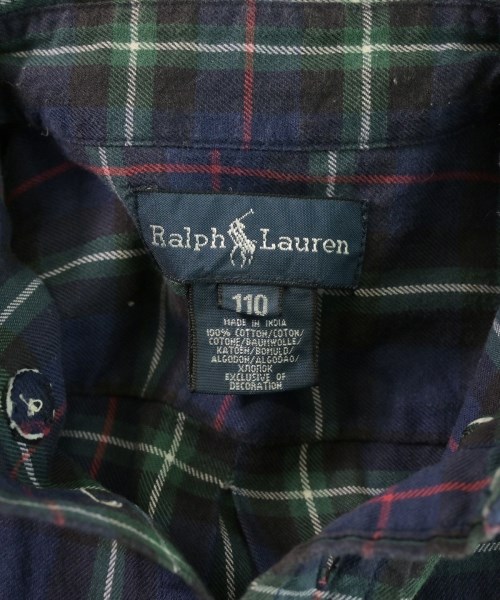Polo Ralph Lauren（ポロラルフローレン）シャツ 紺 サイズ:110(5T-6T) キッズ/2200708399088