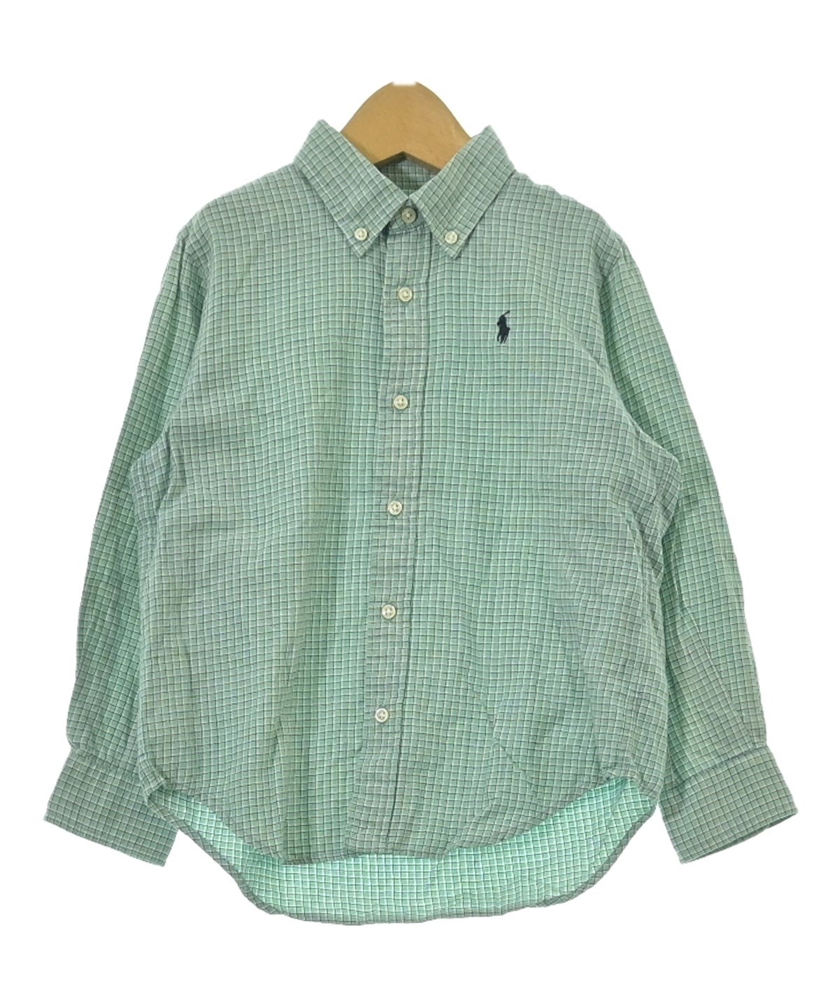 Ralph Lauren（ラルフローレン）シャツ 緑 サイズ:120(7T-8T) キッズ