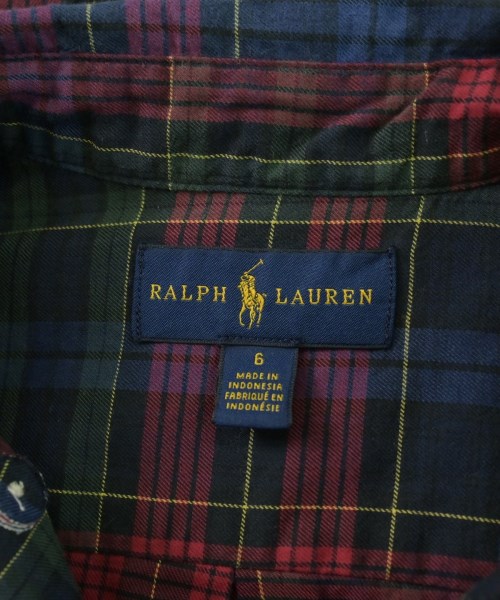 Ralph Lauren（ラルフローレン）シャツ 紺 サイズ:120(7T-8T) キッズ/2200702212055