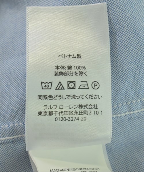 Ralph Lauren（ラルフローレン）シャツ 青 サイズ:120(7T-8T) キッズ/2200702212079