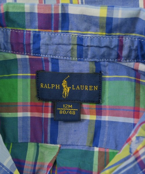Polo Ralph Lauren（ポロラルフローレン）シャツ 青 サイズ:80(12M) キッズ/2200661523032