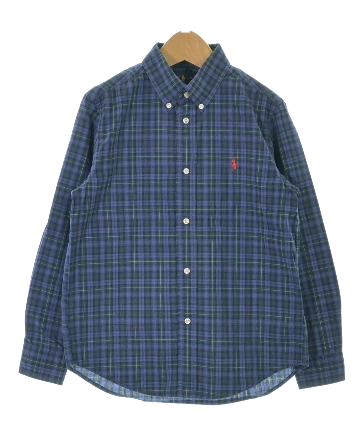 Polo Ralph Lauren（ポロラルフローレン）シャツ 青 サイズ:130(9T-10T