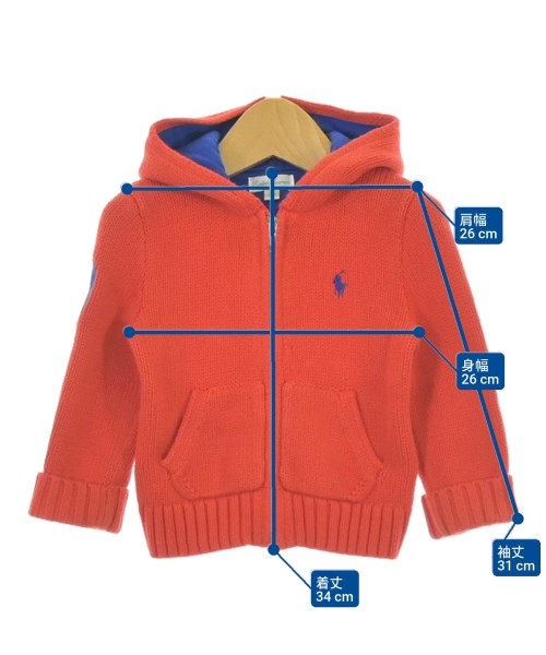 Ralph Lauren（ラルフローレン）ニット 赤 サイズ:80(12M) キッズ/2200667766037