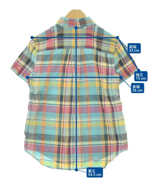 Ralph Lauren（ラルフローレン）シャツ 青 サイズ:130(9T-10T) キッズ/2200719677090