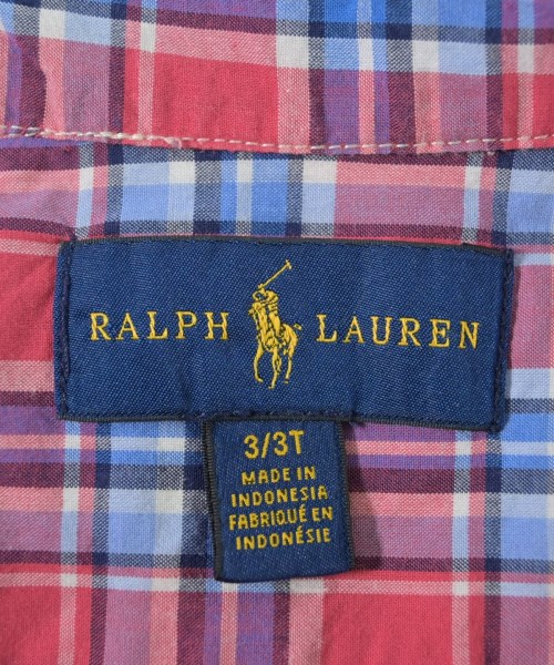 Polo Ralph Lauren（ポロラルフローレン）シャツ 赤 サイズ:100(3T-4T) キッズ/2200722073155