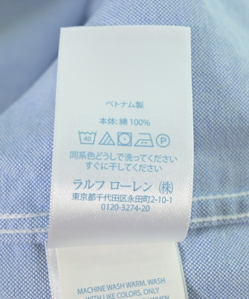 Ralph Lauren（ラルフローレン）シャツ 青 サイズ:90(24M) キッズ/2200723473077