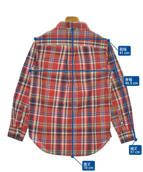 Ralph Lauren（ラルフローレン）シャツ 赤 サイズ:150(13T-14T) キッズ/2200674366145