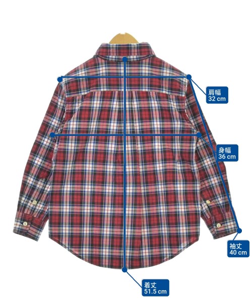 Ralph Lauren（ラルフローレン）シャツ 赤 サイズ:110(5T-6T) キッズ/2200686511014