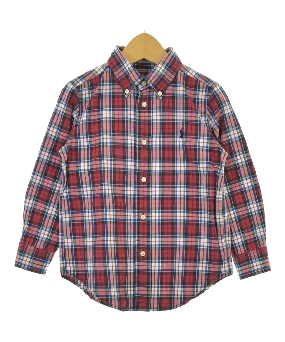 Ralph Lauren（ラルフローレン）シャツ 赤 サイズ:110(5T-6T) キッズ