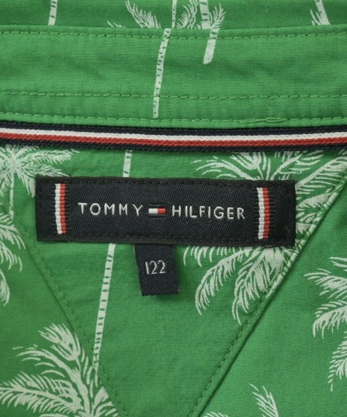 TOMMY HILFIGER（トミーヒルフィガー）シャツ 緑 サイズ:122(7T-8T) キッズ/2200688108182