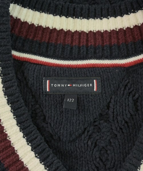 TOMMY HILFIGER（トミーヒルフィガー）ニット 紺 サイズ:122(7T-8T) キッズ/2200688108243