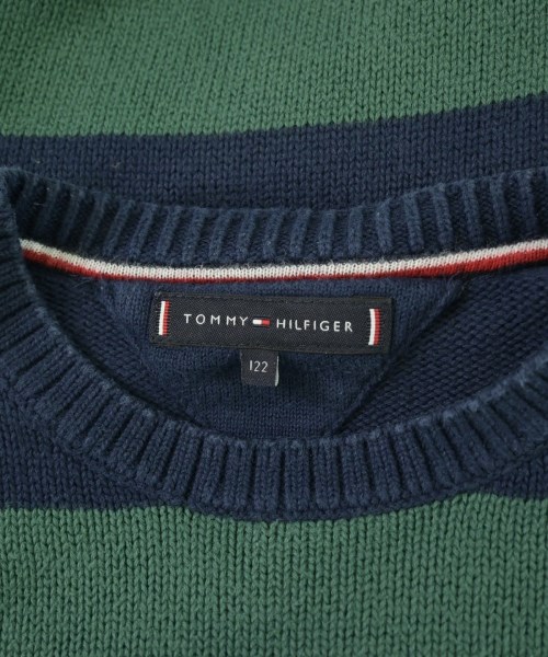 TOMMY HILFIGER（トミーヒルフィガー）ニット 紺 サイズ:122(7T-8T) キッズ/2200656979134