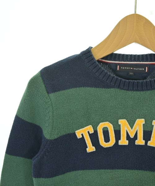 TOMMY HILFIGER（トミーヒルフィガー）ニット 紺 サイズ:122(7T-8T) キッズ/2200656979134
