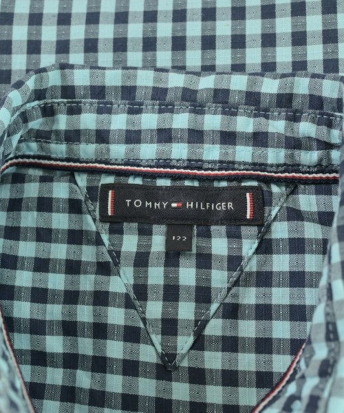 TOMMY HILFIGER（トミーヒルフィガー）シャツ 青 サイズ:122(7T-8T) キッズ/2200713370126