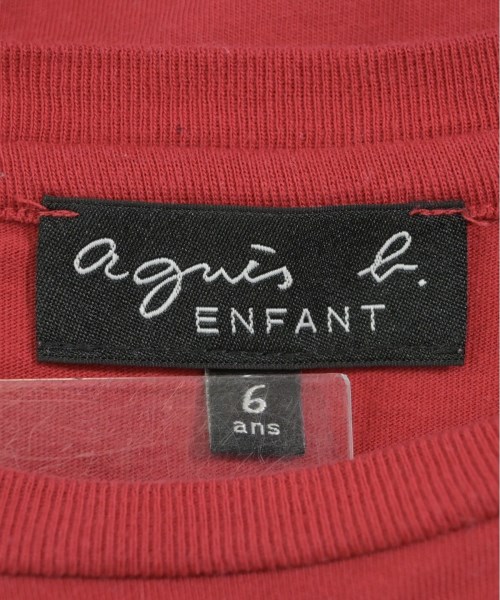 Agnes b. ENFANT（アニエスベーアンファン）Tシャツ・カットソー 赤 サイズ:110(5T-6T) キッズ/2200613126519