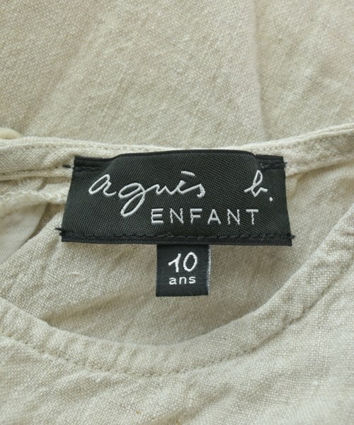 Agnes b. ENFANT（アニエスベーアンファン）シャツ ベージュ サイズ:130(9T-10T) キッズ/2200628900098