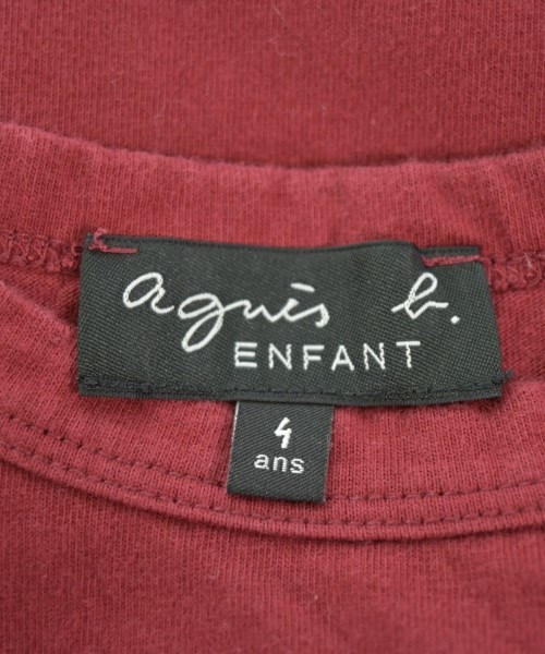 Agnes b. ENFANT（アニエスベーアンファン）Tシャツ・カットソー 赤 サイズ:100(3T-4T) キッズ/2200608493336