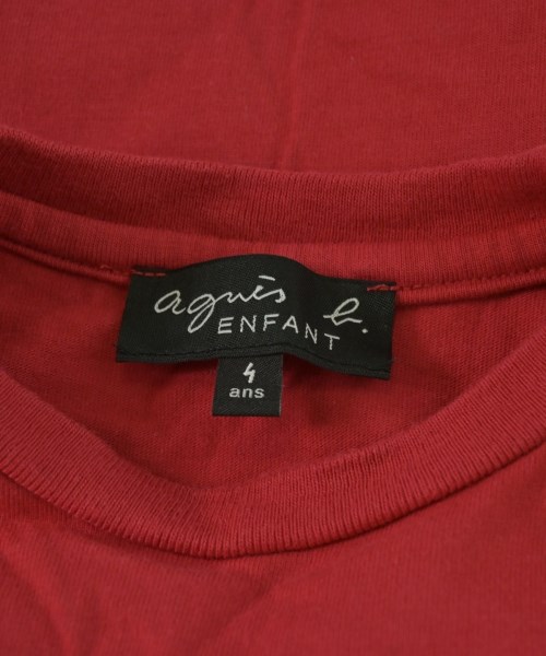 Agnes b. ENFANT（アニエスベーアンファン）Tシャツ・カットソー 赤 サイズ:100(3T-4T) キッズ/2200672559402