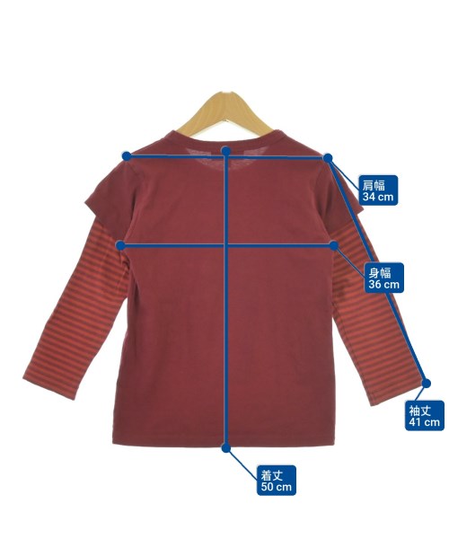 Agnes b. ENFANT（アニエスベーアンファン）Tシャツ・カットソー 赤 サイズ:120(7T-8T) キッズ/2200655798033