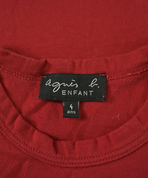Agnes b. ENFANT（アニエスベーアンファン）Tシャツ・カットソー 赤 サイズ:100(3T-4T) キッズ/2200640877118