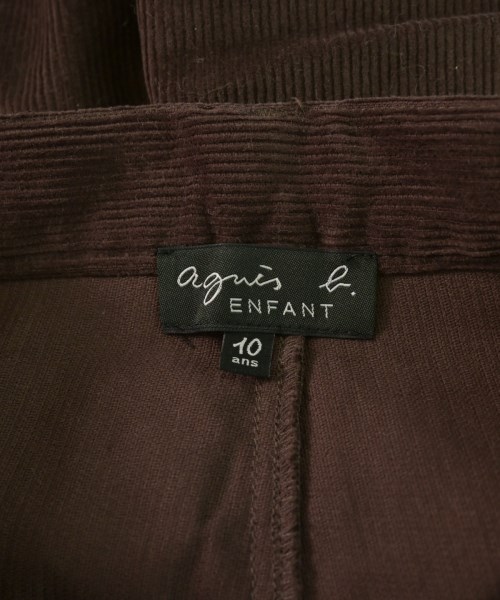 Agnes b. ENFANT（アニエスベーアンファン）その他 茶 サイズ:130(9T-10T) キッズ/2200647736043
