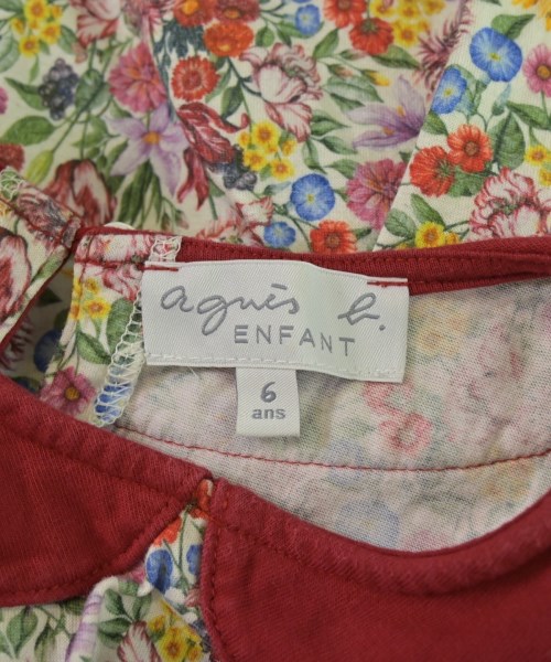Agnes b. ENFANT（アニエスベーアンファン）ワンピース（その他） 赤 サイズ:110(5T-6T) キッズ/2200684267135